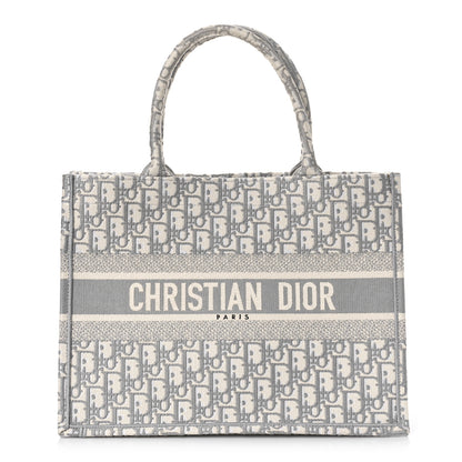 Christian Dior Oblique Medium Book Tote Grey 1 of 10