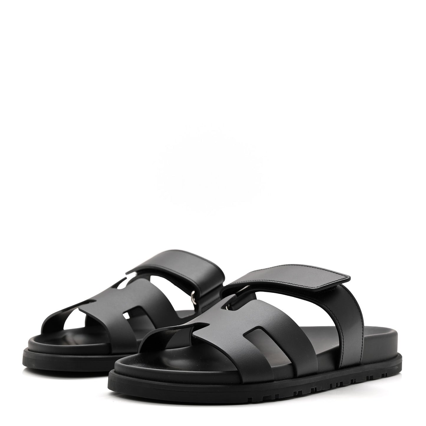 Calfskin Womens Chypre Sandals 37 Black