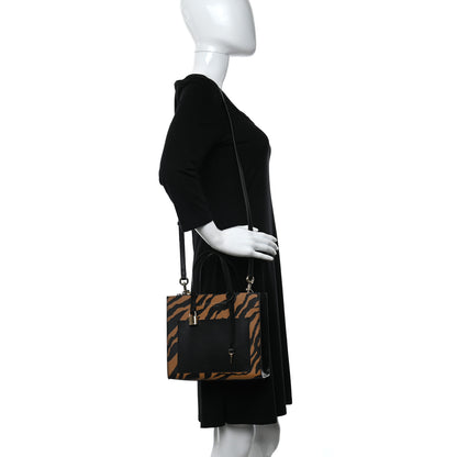 Marc Jacobs Calfskin Tiger Print Mini Grid Tote Bag 3 of 7