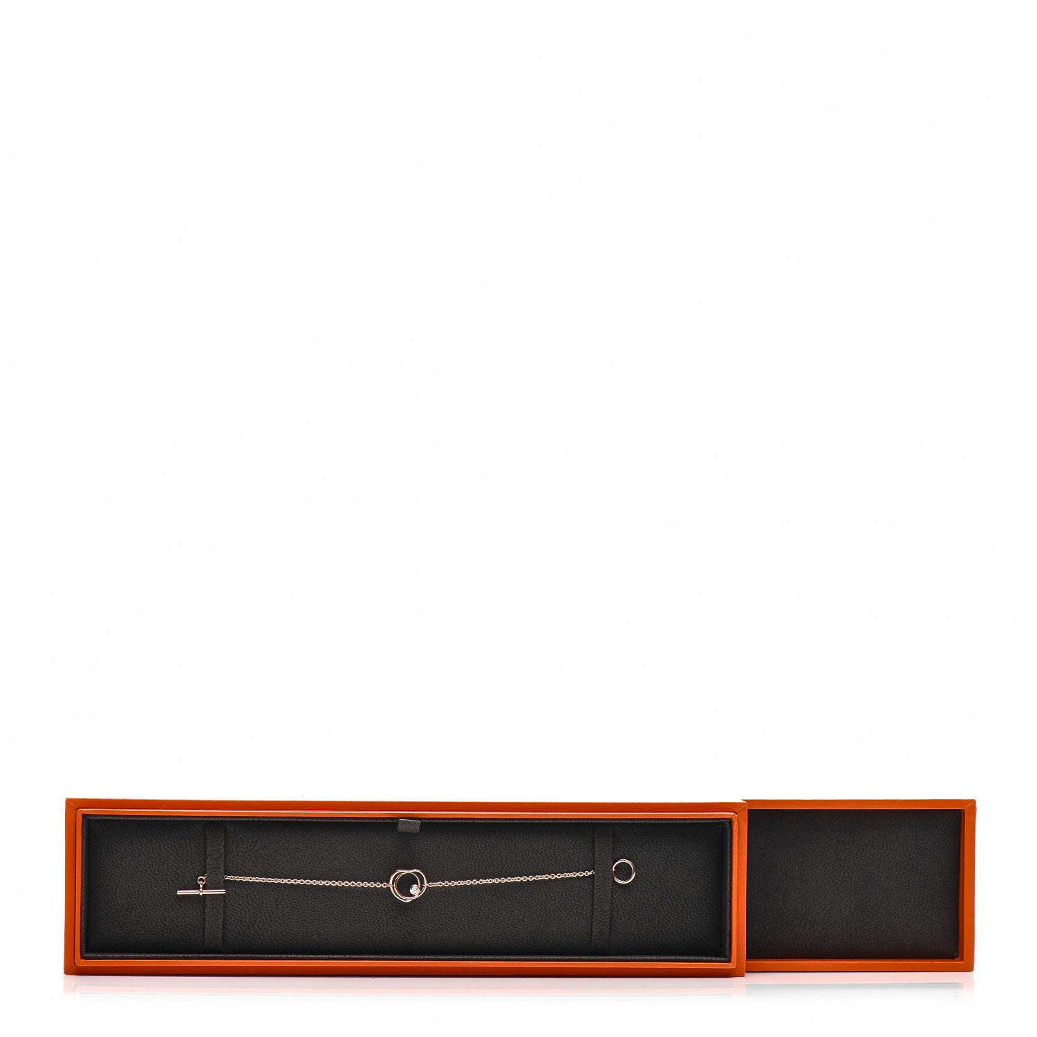 Hermes 18K Rose Gold Diamond TPM Vertige Coeur Bracelet SH 4 of 4