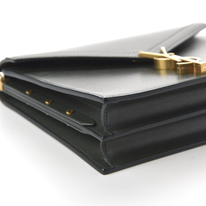 Saint Laurent Smooth Calfskin Monogram Cassandra Clasp Bag Dark Green 6 of 10