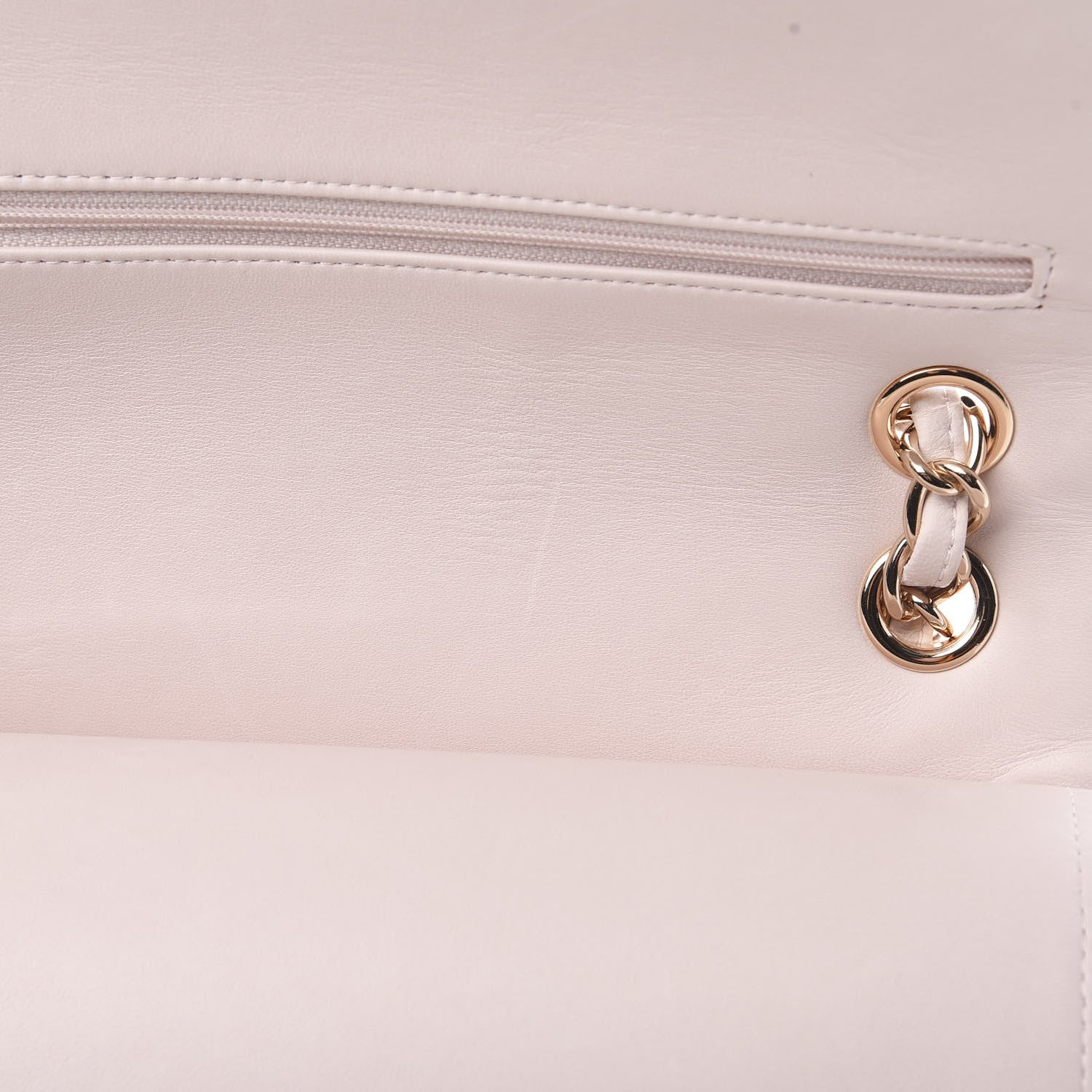 Chanel Lambskin Quilted Jumbo Double Flap Light Pink 9 of 14