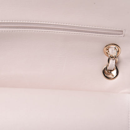 Chanel Lambskin Quilted Jumbo Double Flap Light Pink 9 of 14