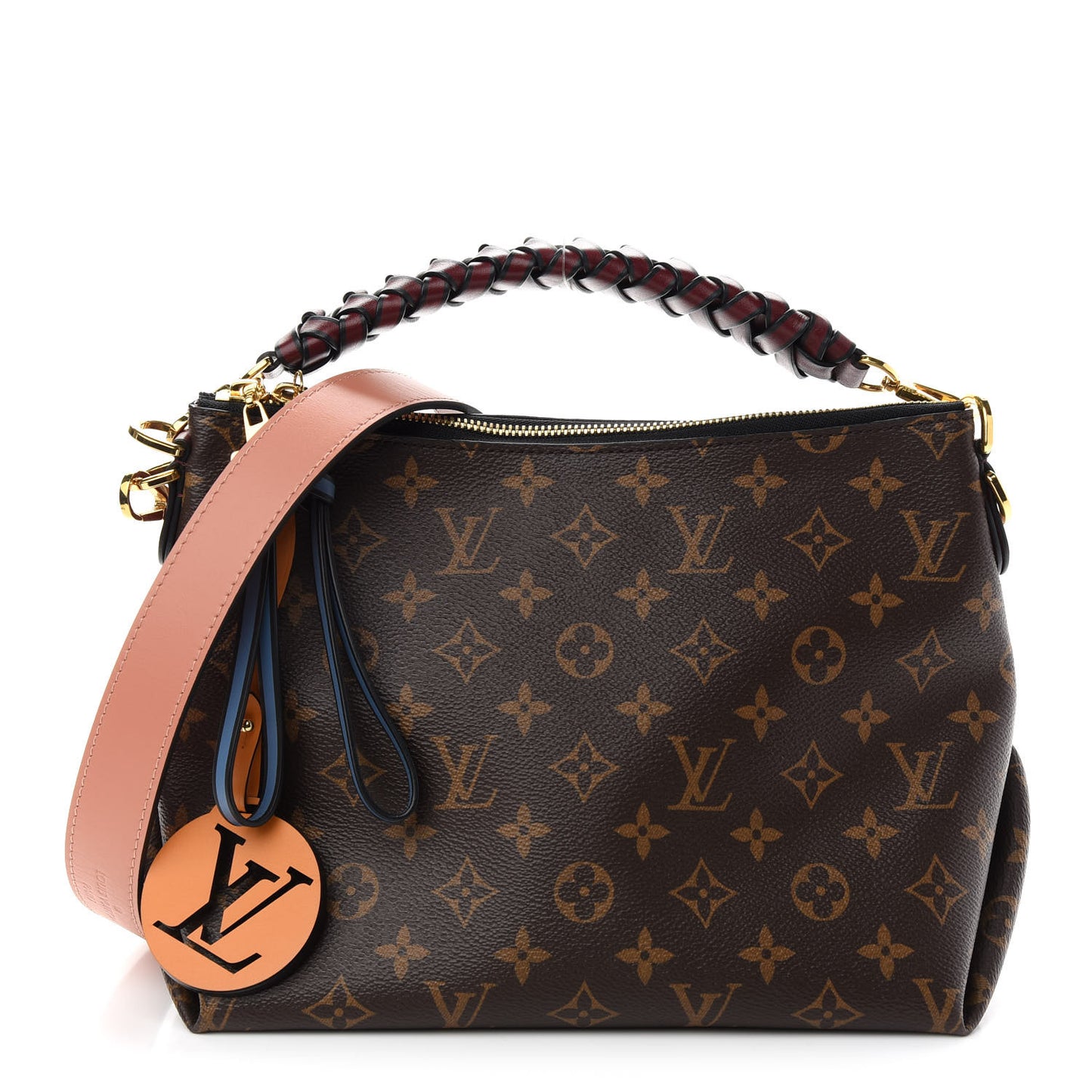Monogram Beaubourg Hobo Mini Bordeaux Red Peach Safran Blue Jean Blue