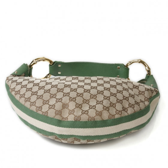 Monogram Web Bamboo Ring Hobo