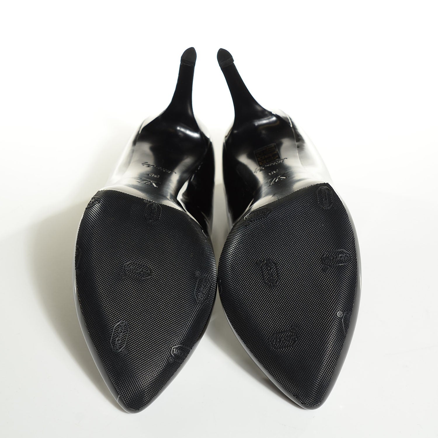Louis Vuitton Patent Calfskin Oh Really Pumps 39 Black 5 of 8