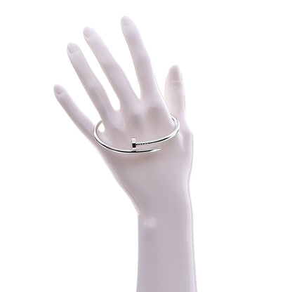 Cartier 18K White Gold Juste Un Clou Bracelet 18 2 of 4