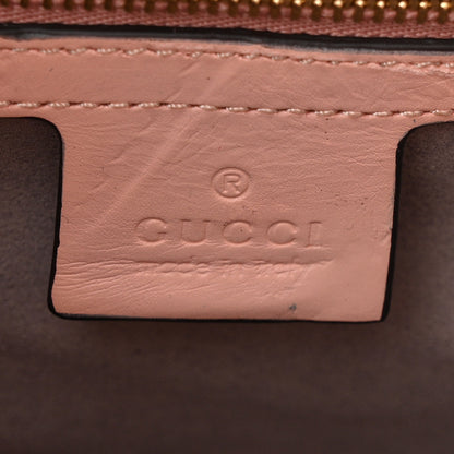 Gucci Nappa Bamboo Small Nymphaea Top Handle Bag  Perfect Pink 6 of 10