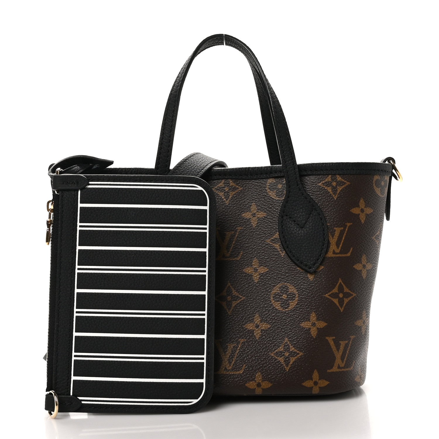 Louis Vuitton Monogram Neverfull Inside Out Bandouliere BB Black 4 of 16