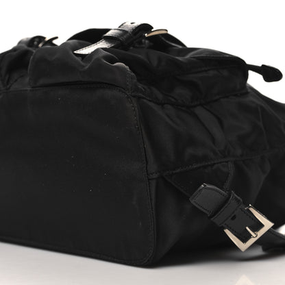 Prada Tessuto Nylon Saffiano Small Backpack Black 9 of 9