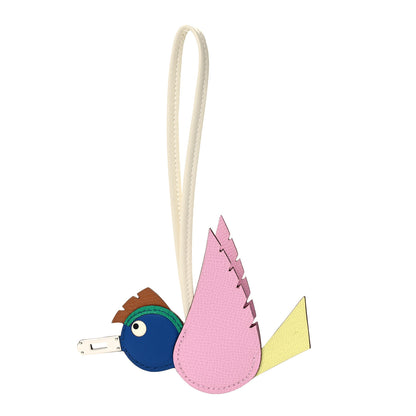Hermes Epsom Swift Chevre Mysore Birdy Bag Charm Mauve Sylvestre Jaune Bourgeon Bleu De France Menthe Gold Craie 1 of 5