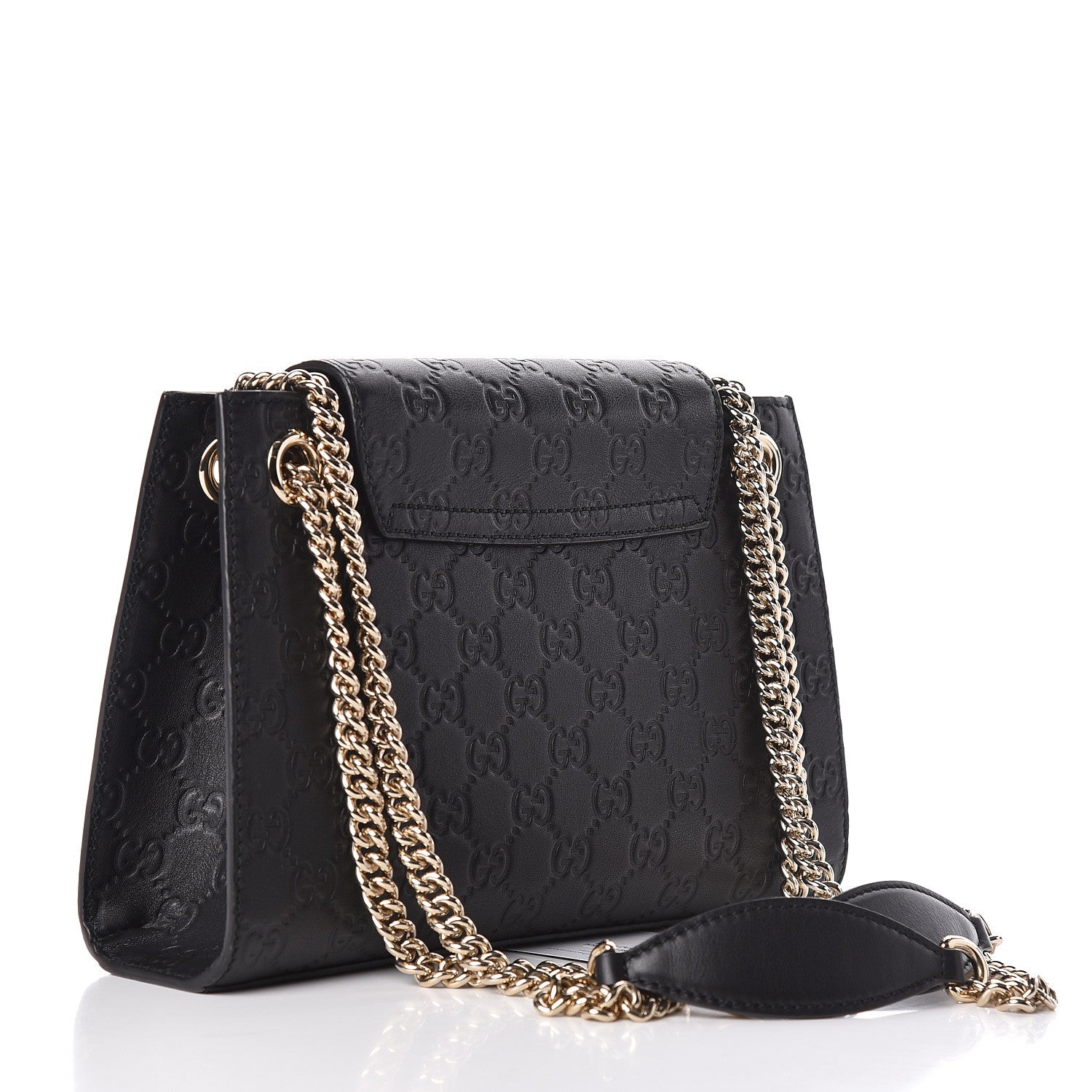 Gucci Guccissima Small Emily Shoulder Bag Black 4 of 10