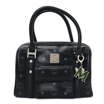 MCM Visetos Small Boston Bag Black 1 of 12