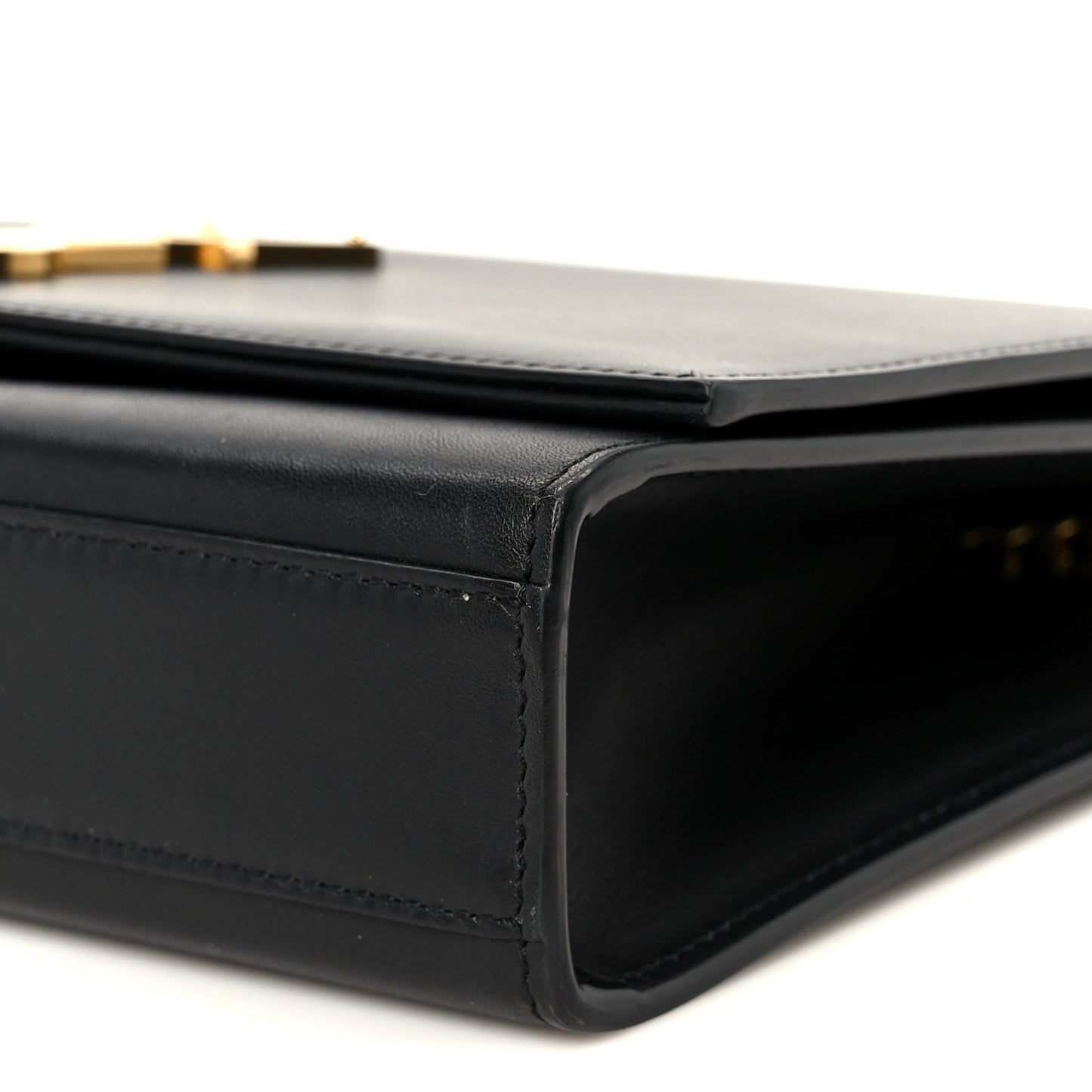 Smooth Calfskin Medium Classic Monogram Kate Tassel Satchel Black