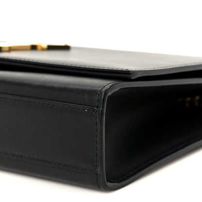 Saint Laurent Smooth Calfskin Medium Classic Monogram Kate Tassel Satchel Black 10 of 11