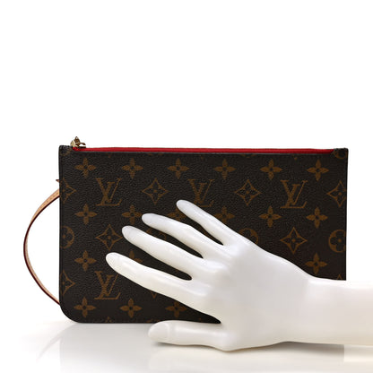 Louis Vuitton Monogram Neverfull MM GM Pochette Cherry 2 of 6