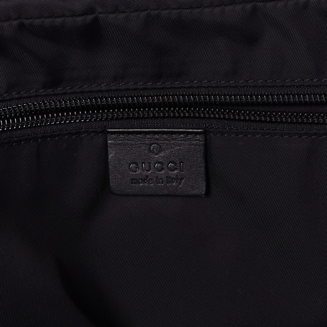 Guccissima Nylon Briefcase Black