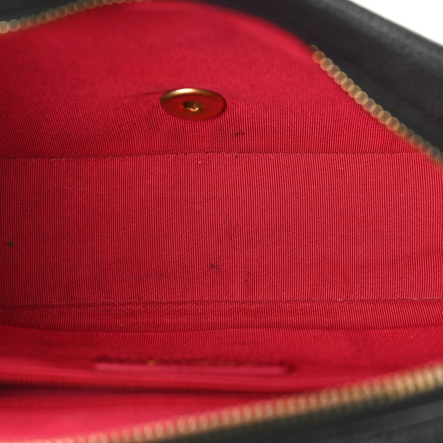 Caviar Stitched Messenger Flap Bag Black