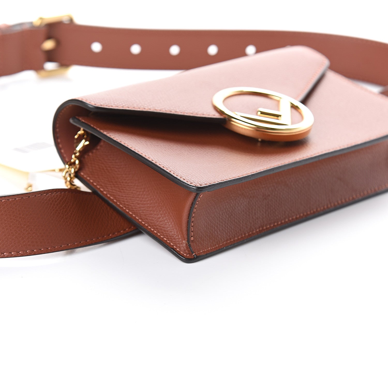 Fendi Vitello Cruise F is Fendi Envelope Belt Bag Rust 6 of 7
