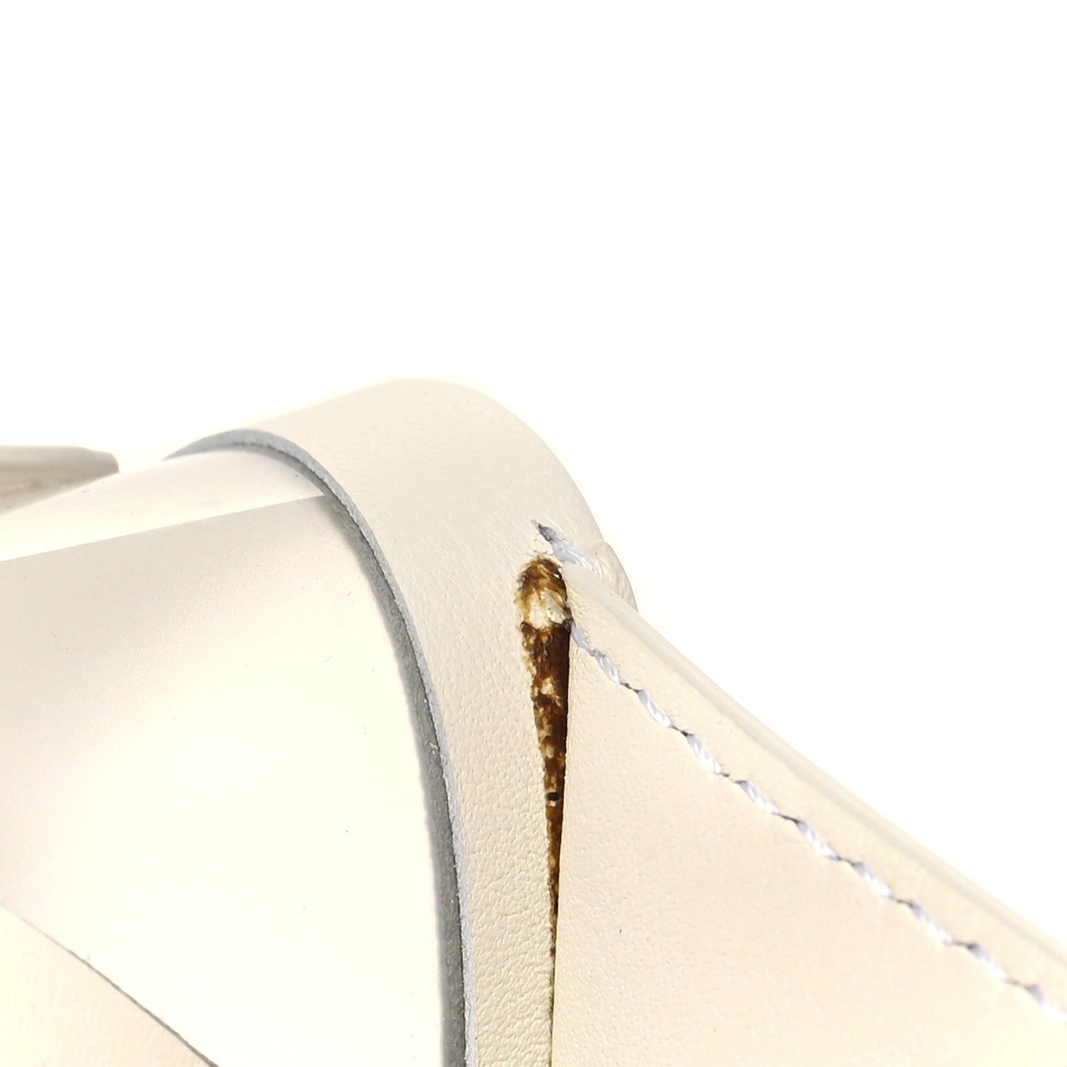 Alexander McQueen Polyurethane Calfskin Transparent Jeweled Knuckle Satchel Clear White 9 of 9
