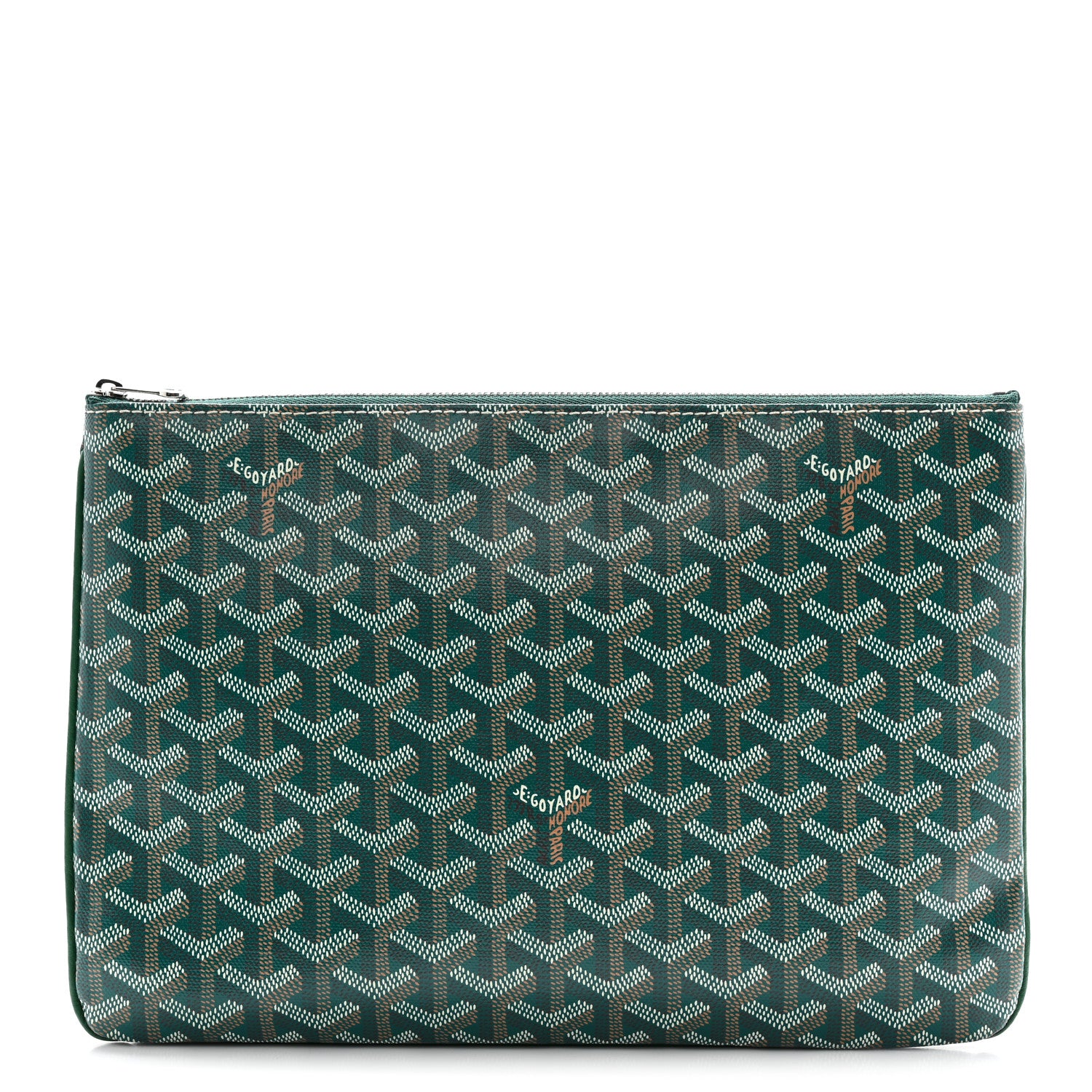 Goyard Goyardine Senat Pochette MM Green 1 of 8
