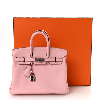 Hermes Swift Birkin 25 Rose Sakura 11 of 11