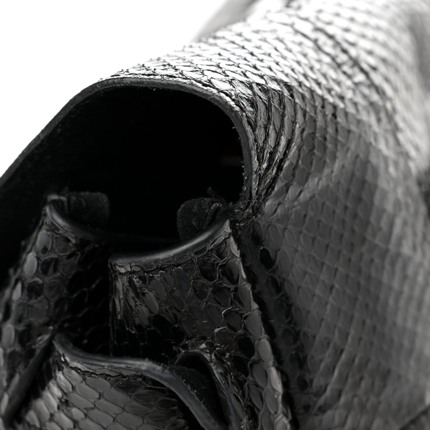 Silky Snake Print Bayswater Black