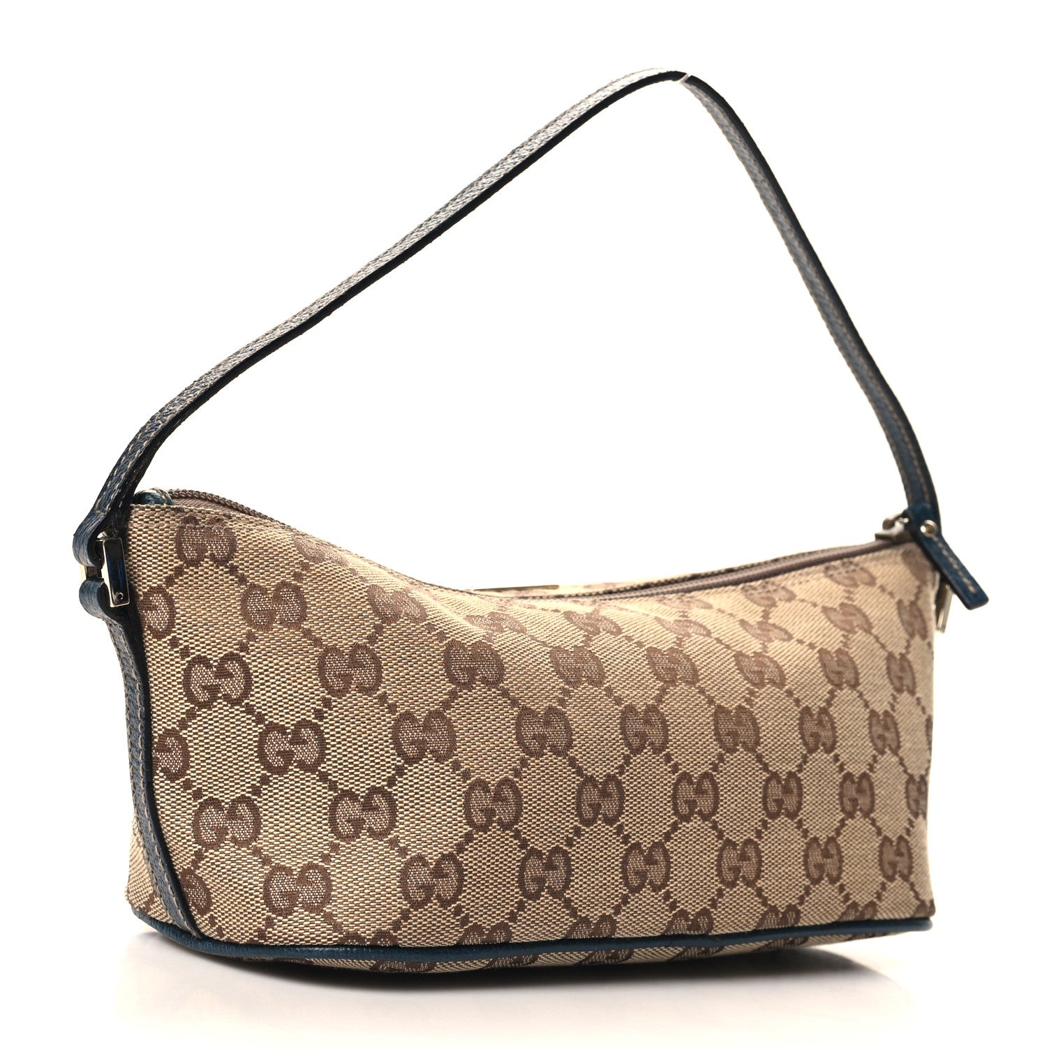 Gucci Monogram Boat Pochette Blue 3 of 10