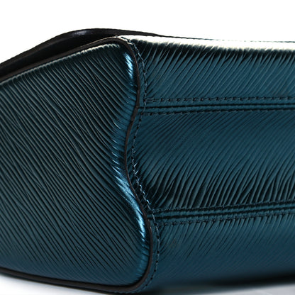 Louis Vuitton Epi Twist Scarabeo Shoulder Bag MM Blue Boreale 7 of 8