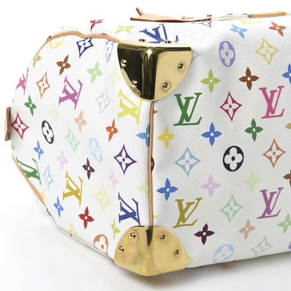 Louis Vuitton Monogram Multicolor Speedy 30 White 5 of 8