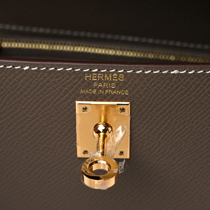 Hermes Epsom Kelly Sellier 25 Etoupe 6 of 10