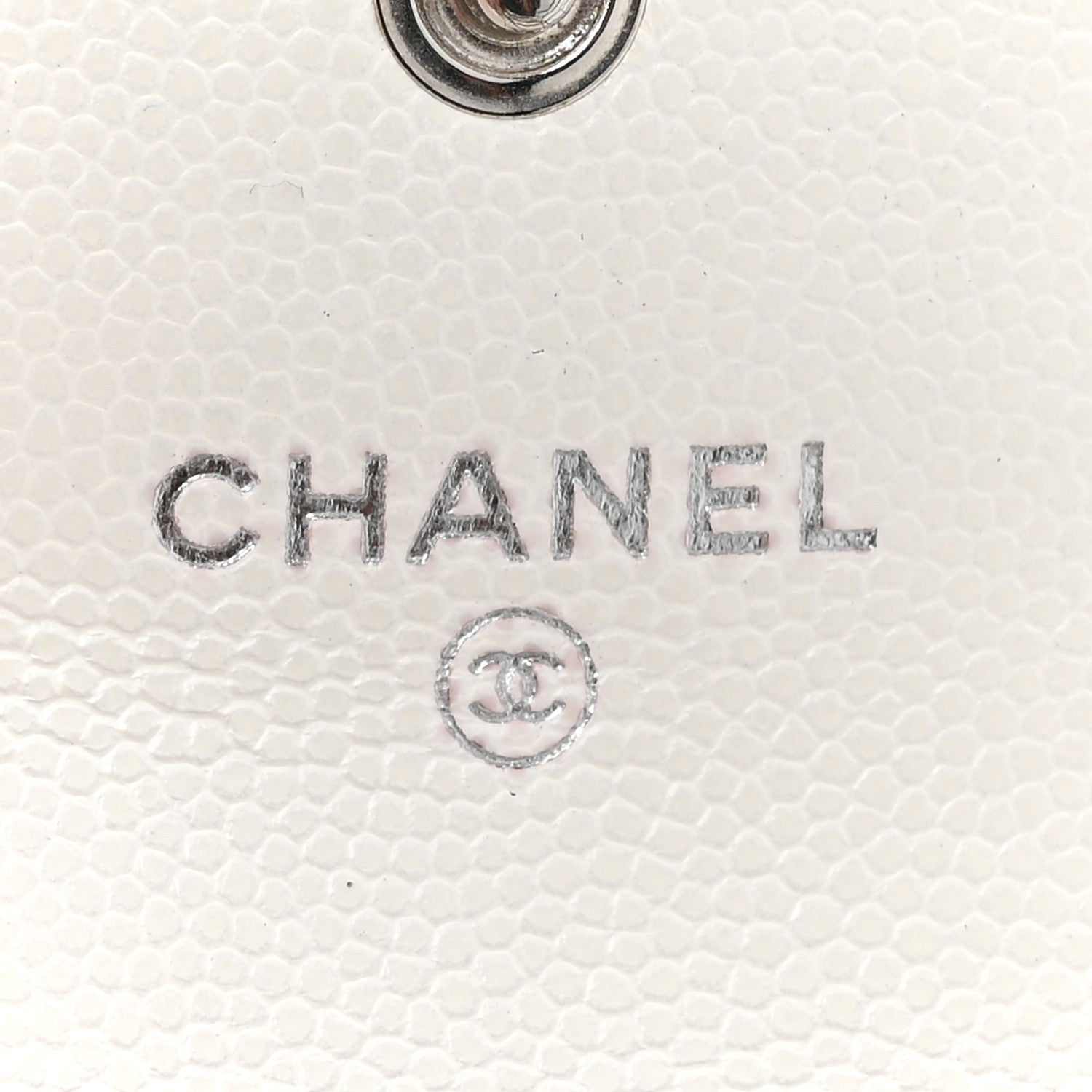 Chanel Caviar Quilted Airpods Pro Holder Belt White 6 of 11