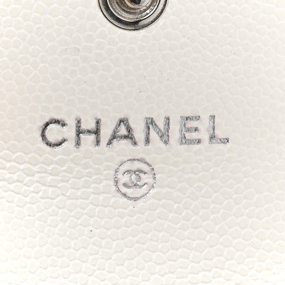 Chanel Caviar Quilted Airpods Pro Holder Belt White 6 of 11