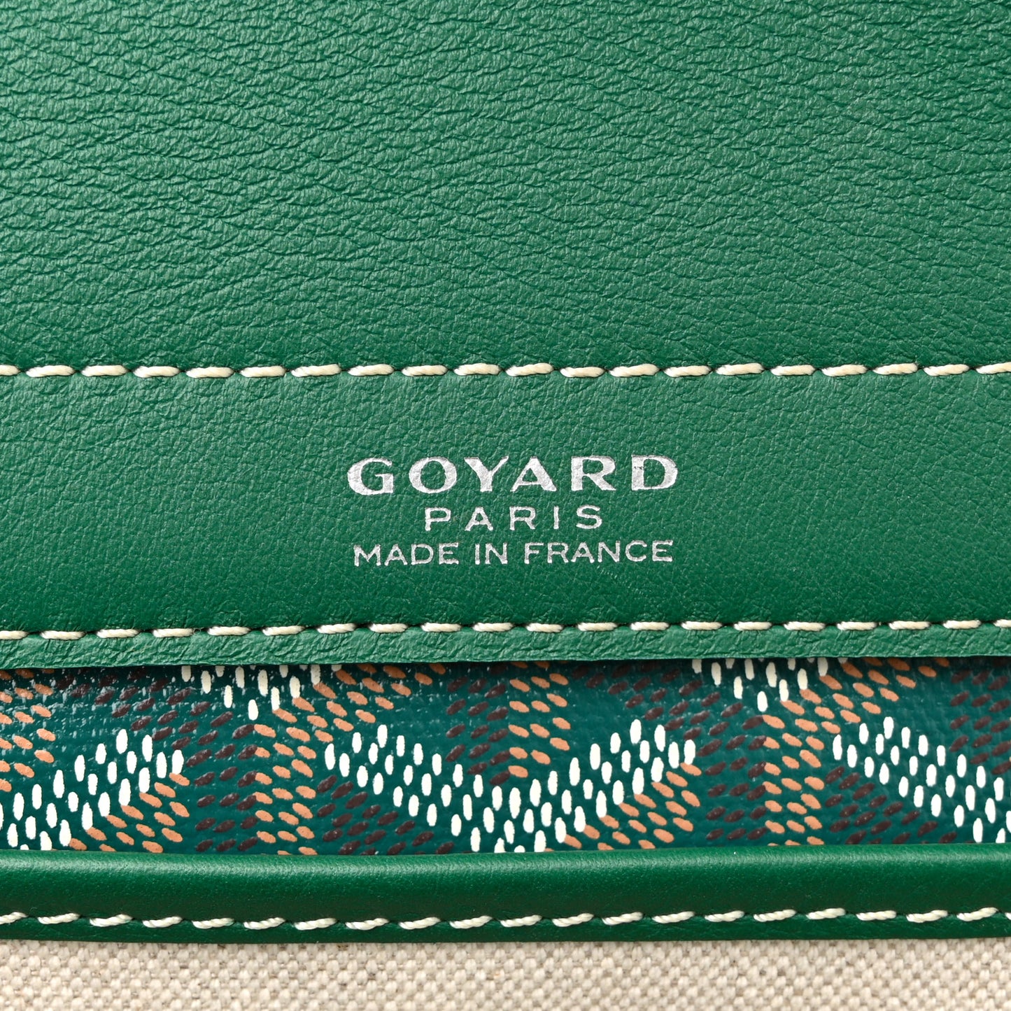 Goyardine Rouette PM Green