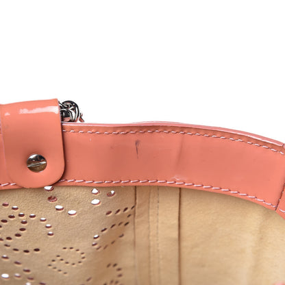 Chanel Patent Perforated CC No 5 Tote Coral 14 of 23