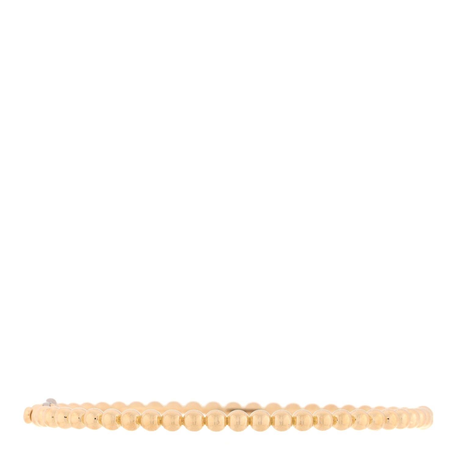 Van Cleef & Arpels 18K Yellow Gold Perlee Pearls of Gold Bracelet S 1 of 6
