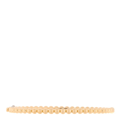 Van Cleef & Arpels 18K Yellow Gold Perlee Pearls of Gold Bracelet S 1 of 6