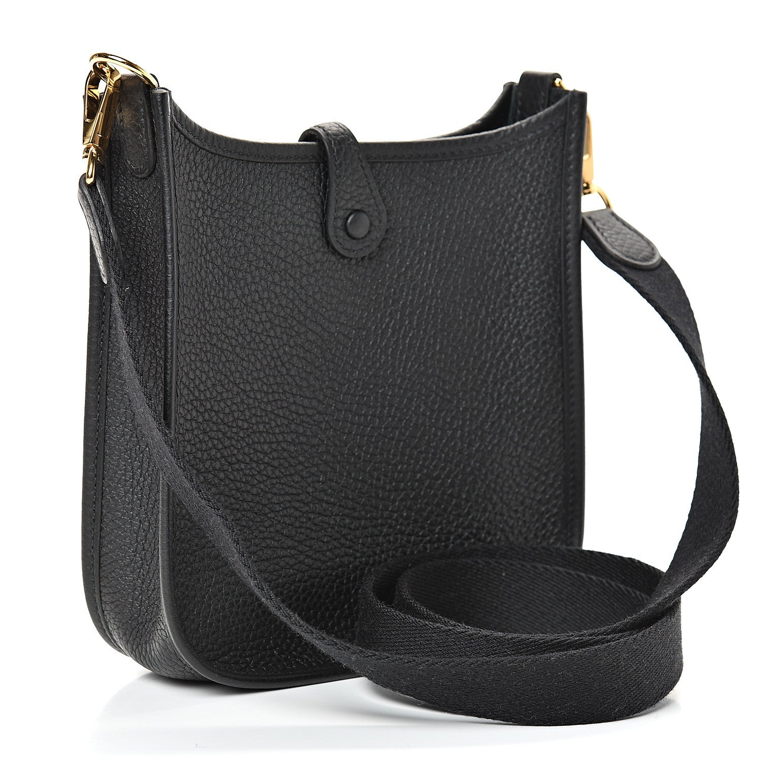 Hermes Taurillon Clemence Evelyne TPM Black 2 of 10