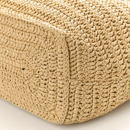 Saint Laurent Raffia Rive Gauche Tote Natural 8 of 8