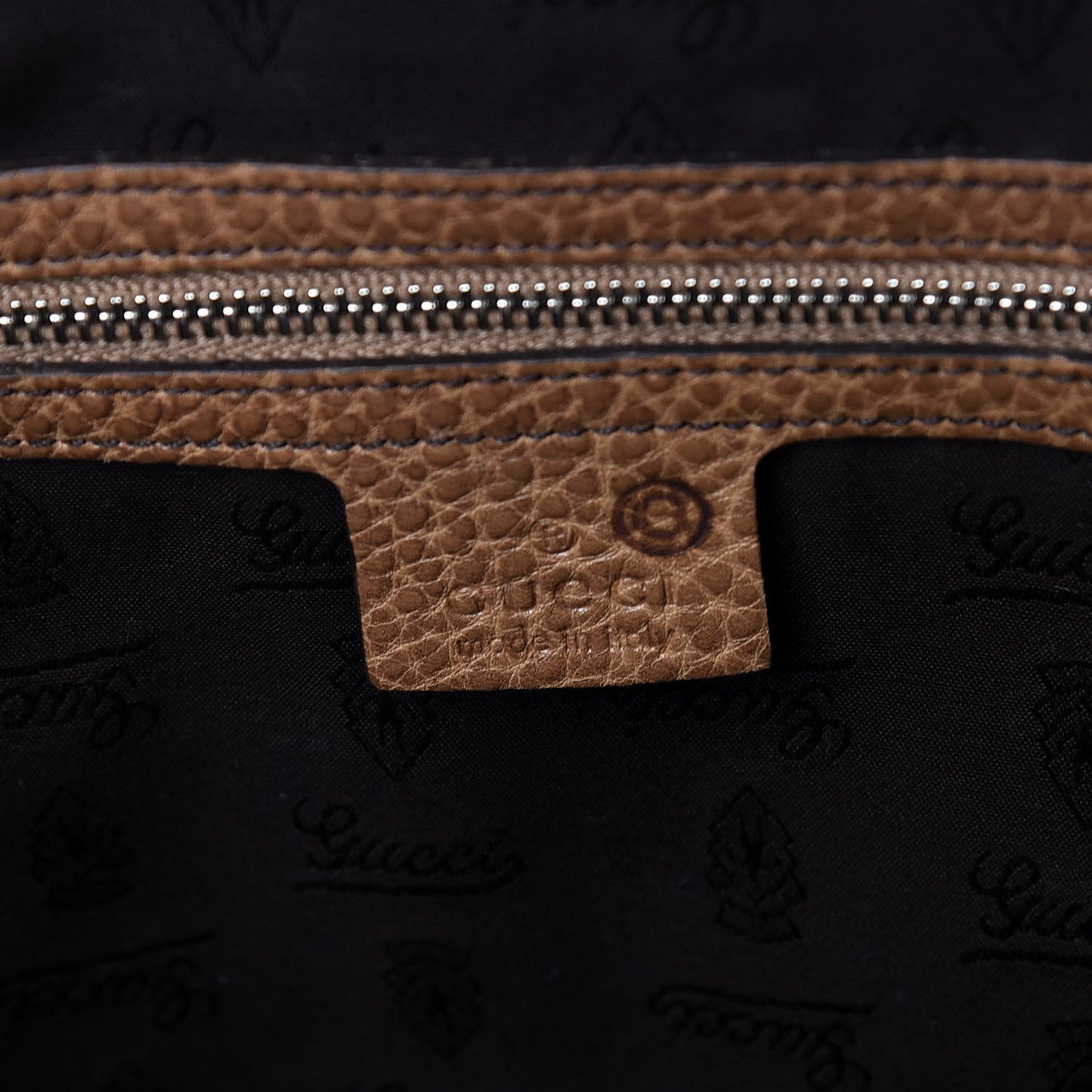 Monogram Medium Bamboo Bar Tote Brown