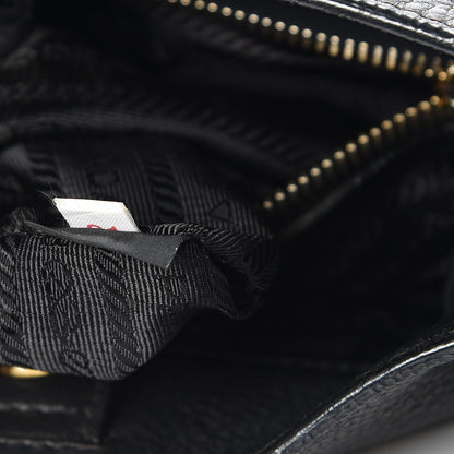 Prada Vitello Daino Hobo Black 8 of 15