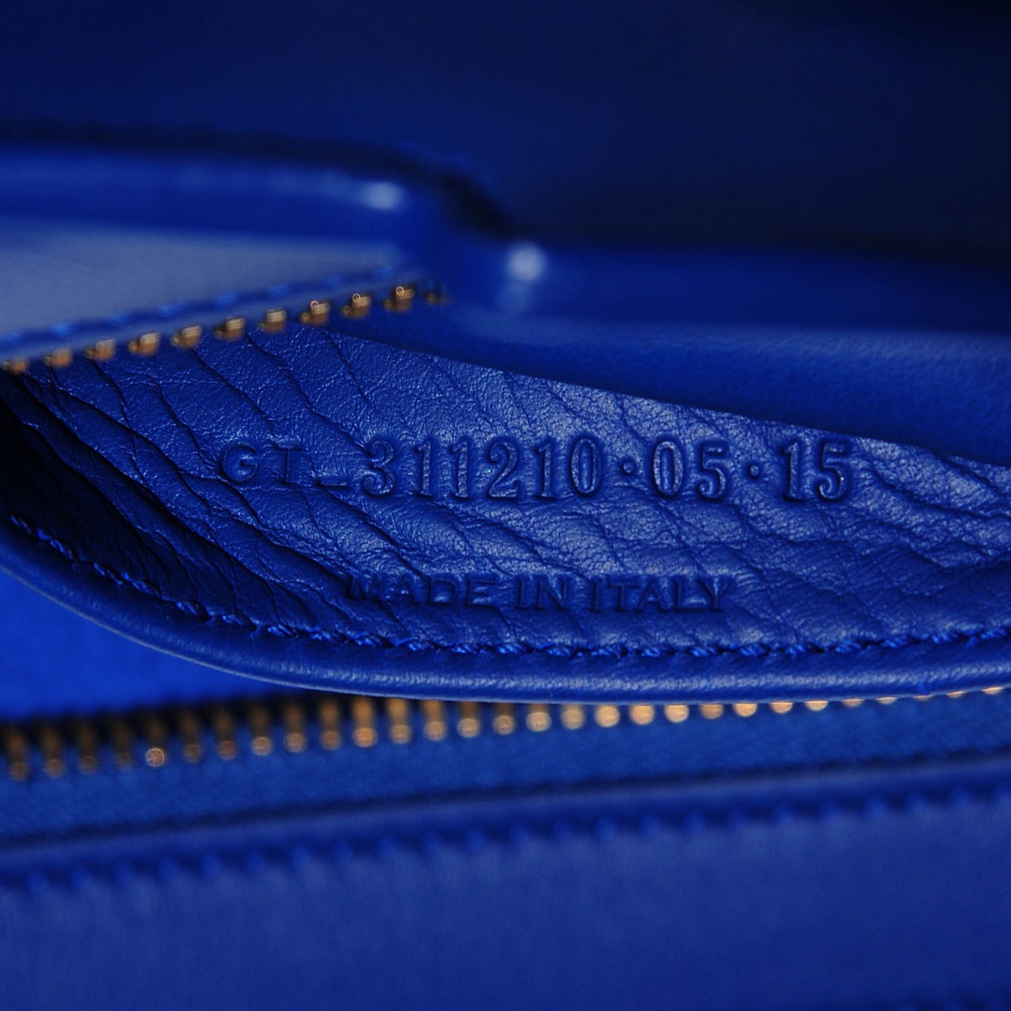Calfskin Small Classic Y Cabas Royal Blue