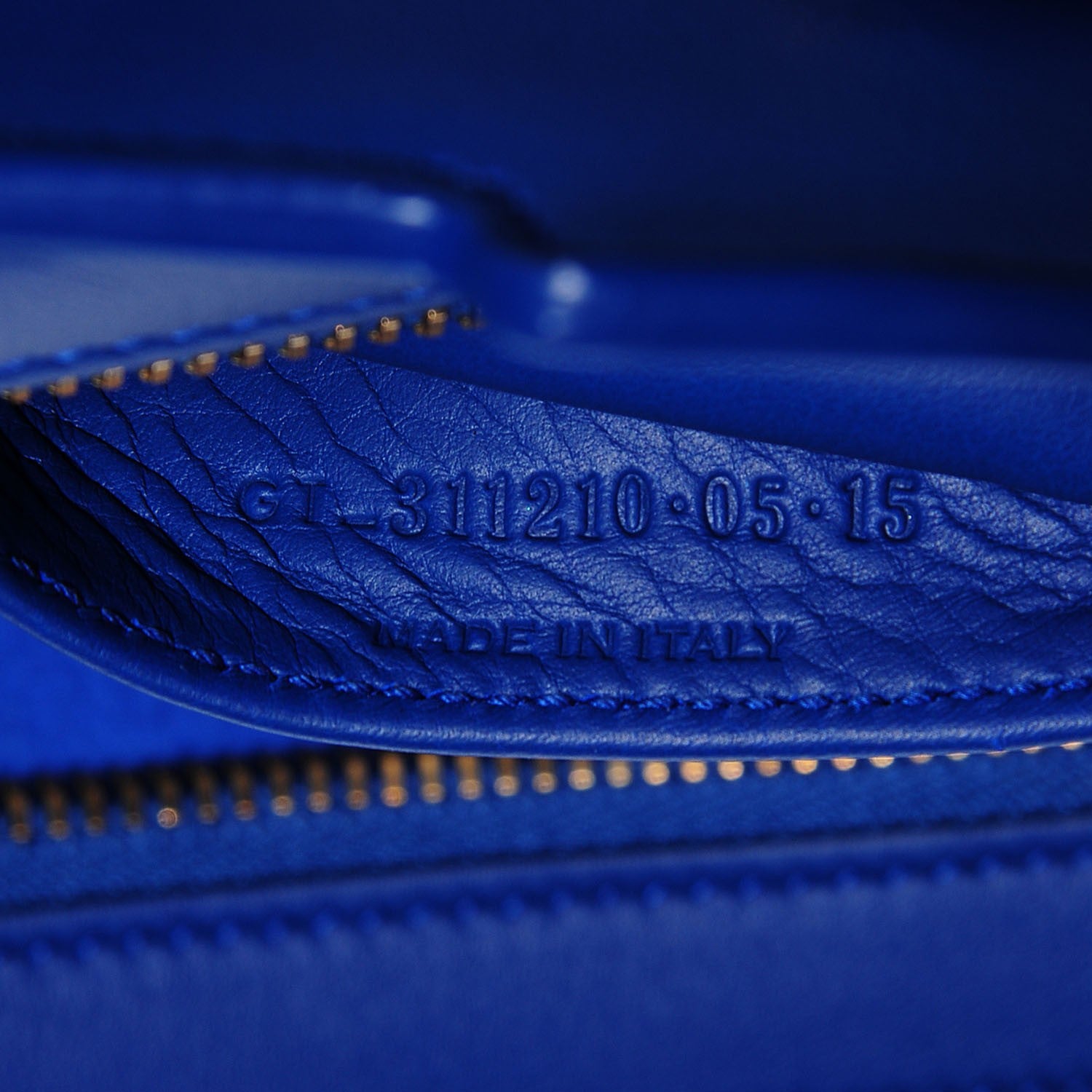 Saint Laurent Calfskin Small Classic Y Cabas Royal Blue 8 of 8