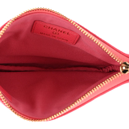 Chanel Caviar Quilted Small Cosmetic Case Pink 5 of 8