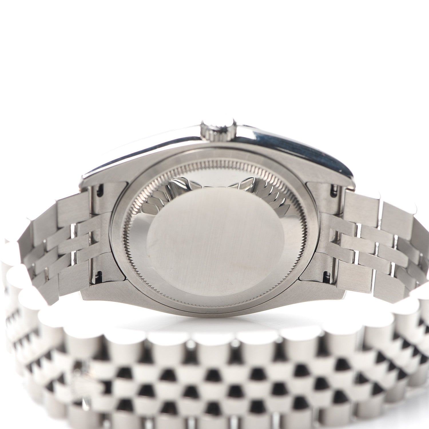 Rolex Stainless Steel 18K White Gold Diamond 36mm Oyster Perpetual Datejust Watch Black Jubilee 116234 4 of 6