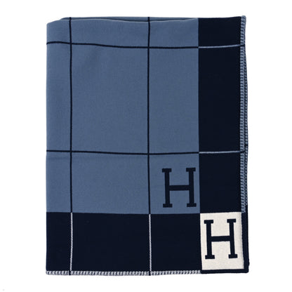 Hermes Wool Cashmere Avalon III Blanket Caban Ecru 1 of 4