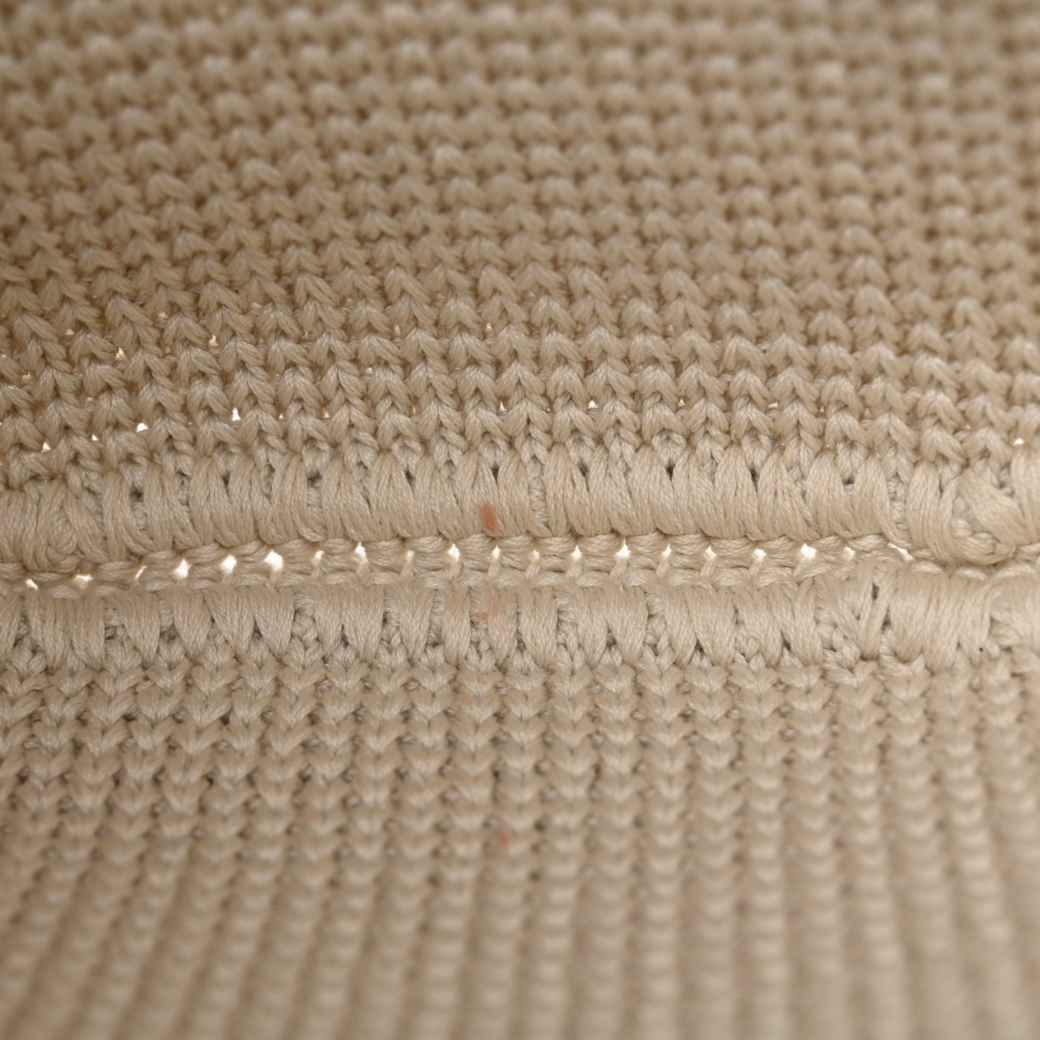 Fendi Fabric Crochet Vitello Grace Small Croissant Hobo Uovo 11 of 13