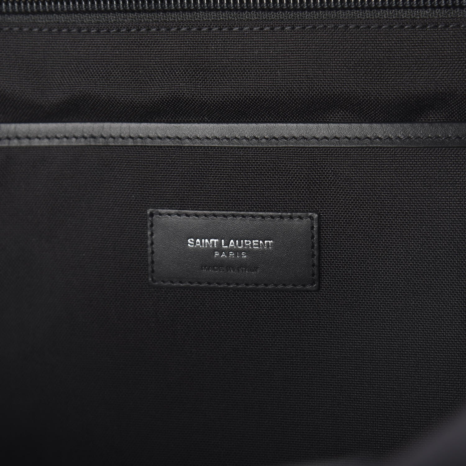Saint Laurent Glitter Canvas City Backpack Blue 7 of 12