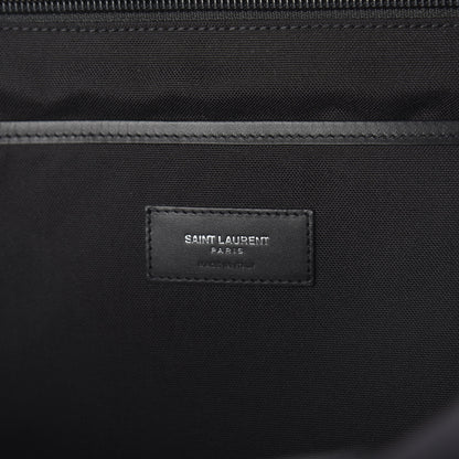 Saint Laurent Glitter Canvas City Backpack Blue 7 of 12