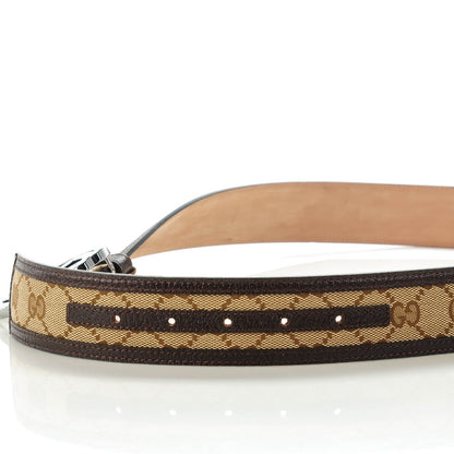 Gucci Monogram Interlocking G Belt 90 36 Brown 4 of 6